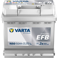 Akumuliatorius 12V 50Ah 550A N50 VARTA Dynamic EFB 550500055