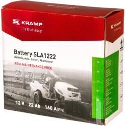 Akumuliatorius 12 V 22 Ah 160 A Kramp SBA2212KR