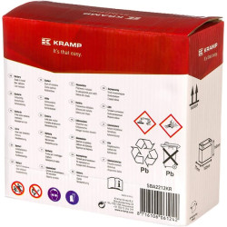 Akumuliatorius 12 V 22 Ah 160 A Kramp SBA2212KR