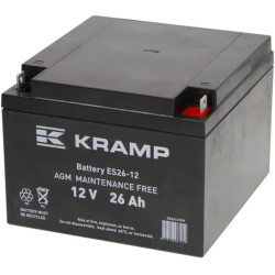 Akumuliatorius 12 V 26 Ah uždarytas Kramp SBA2412KR