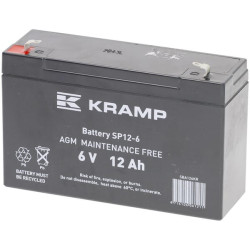Akumuliatorius 6V 12Ah uždarytas Kramp SBA126KR