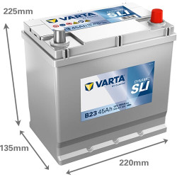 Akumuliatorius 12V 45Ah 300A B23 VARTA Dynamic SLI 545077030