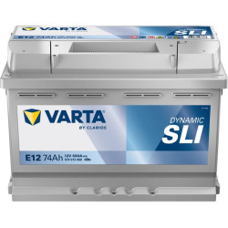 Akumuliatorius 12V 74Ah 680A E12 VARTA Dynamic SLI 574013068