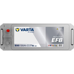 Akumuliatorius 12V 190Ah 1050A B90 ​​VARTA Dynamic EFB 690500105