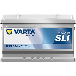 Akumuliatorius 12V 74Ah 750A E38 VARTA Dynamic SLI 574402075
