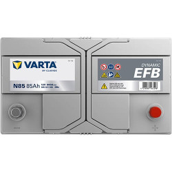 Akumuliatorius 12V 85Ah 800A N85 VARTA Dynamic EFB 585501080