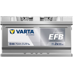 Akumuliatorius 12V 75Ah 730A E46 VARTA Dynamic EFB 575500073