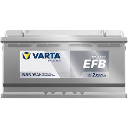 Akumuliatorius 12V 95Ah 850A N95 VARTA Dynamic EFB 595500085