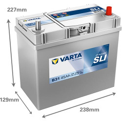 Akumuliatorius 12V 45Ah 330A B31 VARTA Dynamic SLI 545155033