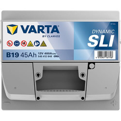 Akumuliatorius 12V 45Ah 400A B19 VARTA Dynamic SLI 545412040