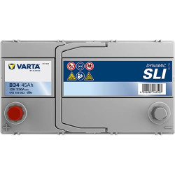 Akumuliatorius 12V 45Ah 330A B34 VARTA Dynamic SLI 545158033