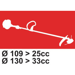 Žoliapjovės galvutė Tap&Go TNW130 universali 130 mm 50709109
