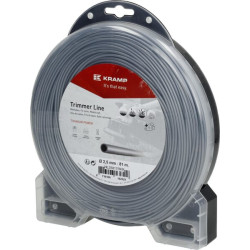 Žoliapjovės valas Ø 2,5 mm, 81 m, apvalus, titano Power, pilkas, Kramp NL2581TRKR