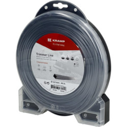 Žoliapjovės valas Ø 3 mm, 44 m, kvadratinis, titano Power, pilkas, Kramp NL3044TSKR