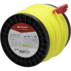 Žoliapjovės valas Ø 4 mm, 32 m, apvalus, geltonas, Kramp NL4032RKR
