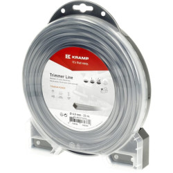 Žoliapjovės valas Ø 4 mm, 23 m, kvadratinis, titano Power, pilkas, Kramp NL4023TSKR