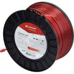 Žoliapjovės valas Ø 2,65 mm, 169 m, kvadratinis, raudonas, Kramp NL27169SKR