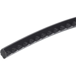 Žoliapjovės valas Ø 3,5 mm, 143 m, kvadratinis, Nylsaw, juodas, Kramp NL35143NKR