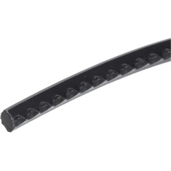 Žoliapjovės valas Ø 4,5 mm, 100 m, kvadratinis, Nylsaw, juodas, Kramp NL45100NKR
