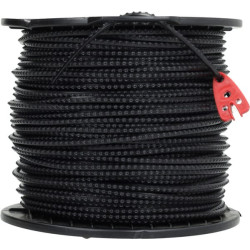 Žoliapjovės valas Ø 4 mm, 110 m, kvadratinis, Nylsaw, juodas, Kramp NL40110NKR