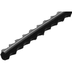 Žoliapjovės valas Ø 3,5 mm, ilgis 26 cm, 25 vnt. kvadratinis „Nylsaw“ juodas, „Kramp“ NL35026NKR