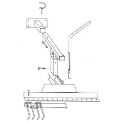 Kiemo grėblys ir aeratorius, uni PH 232 5650PH232