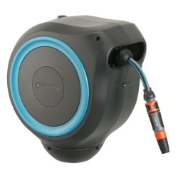 Prie sienos tvirtinama žarnos dėžė RollUp S, 15 m 1/2" su purkštuvu GA18600