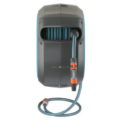 Prie sienos tvirtinama žarnos dėžė RollUp XL, 35 m 1/2" su purkštuvu GA18630