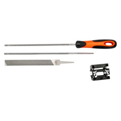 Grandininio pjūklo grandinės dildžių rinkinys 7/32" 5,5 mm, apvalus 168COMBI556924