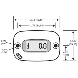 Apsukų/valandų skaitiklis N11001001028