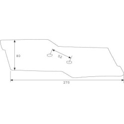 Dešinysis norago kaltelis OLYMPIC® 622174N