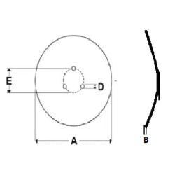 Diskas 400 mm MD402