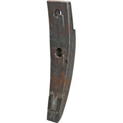 Kultivatoriaus kaltelis 350x80x30 mm, grūdintas, lenktas, 1 skylė, tinka Köckerling 915776KR