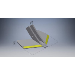 Sparninis dalgis, kietmetalio, 506015CN