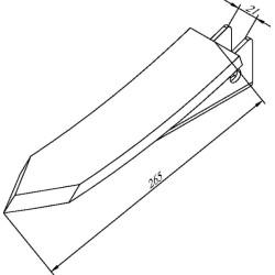 Kultivatoriaus antgalis 990545