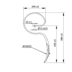 S dantis 45x10 1731001000N