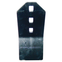 Kultivatoriaus kaltelis 240x100x8mm, grūdintas, plokščias, 3 skylių, tinka Väderstad 419999KR