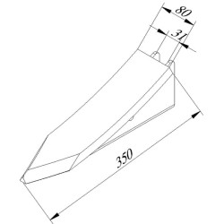 Kultivatoriaus antgalis 990574