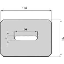 Grandiklis 97x130mm AB060002