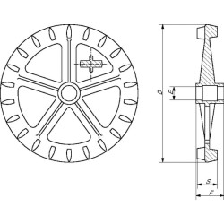 Žiedas Cross-Kill 470 mm 238375N