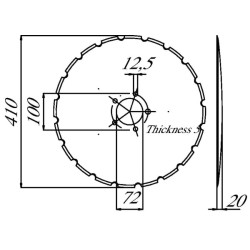 Diskas Accord AC353950