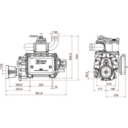 Vakuuminis siurblys standartinis AL CCW D100 LL B.P. BALLAST16500M