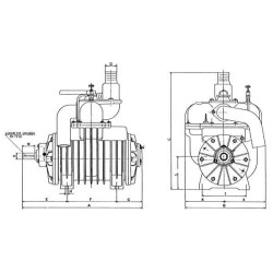 Vakuuminio siurblio skriemulys CCW B.P. MEC2000PL