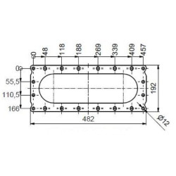Rotacinis kumštelinis siurblys R136-420S + rėmas APK0000193