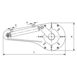 Dvigubo veikimo hidraulinė automatika 8" KARBON RIV173008