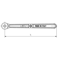 Žalvarinė svirties rankena 4"-6" KARBON RIV988146