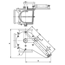 3 padėčių 6" vožtuvas + HD cilindras MZ 6002002