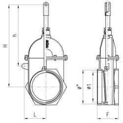Srieginis vožtuvas 4" 4000066