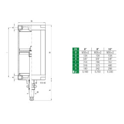 Pneumatinis cilindras 10" 10003057