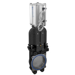 Peilinė sklendė 4" GLADIO pneumatinė su jutikliais RIV122100